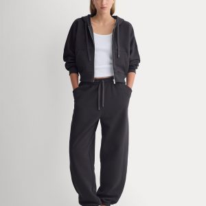 Luxe Fleece Baggy Jogger |  Black