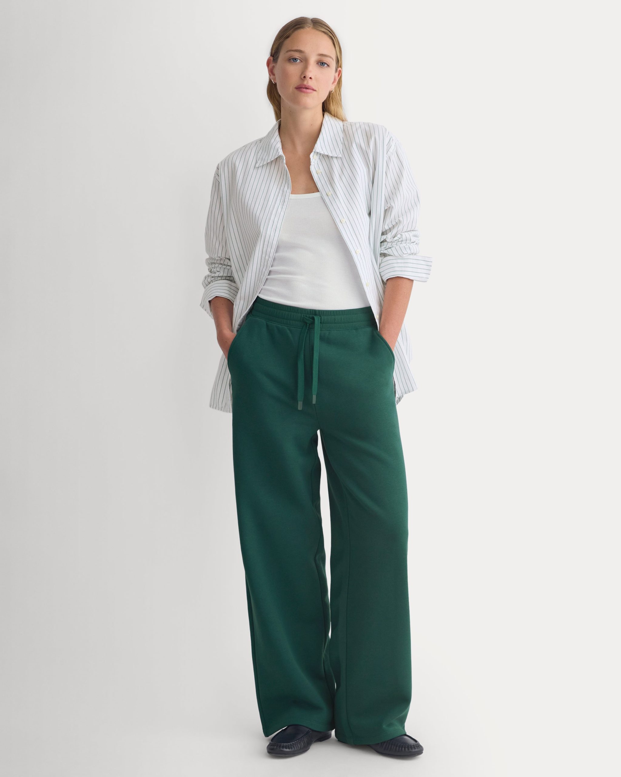 Luxe Fleece Wide-Leg Sweatpant | Ponderosa Pine